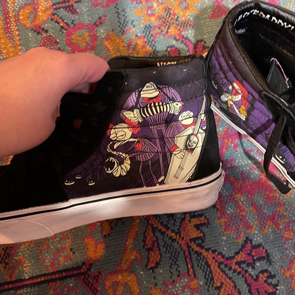 Limited edition rare Vans Nightmare Before Christmas hi-tops